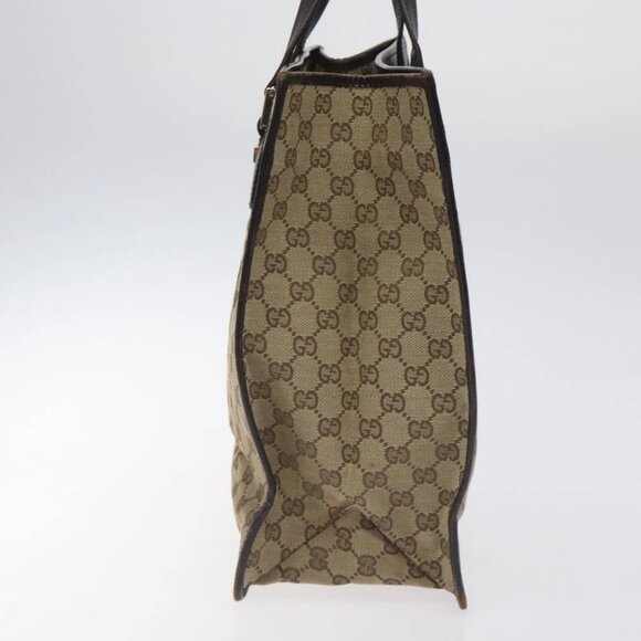 GUCCI GG Canvas Tote Bag Beige - Picture 5 of 13